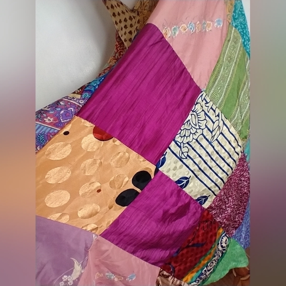 Patchwork Rayon Dress - image 7